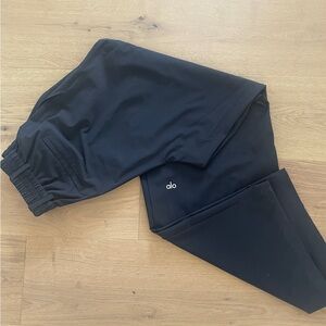 ALO Pursuit Trouser Black Wide-Leg high waist